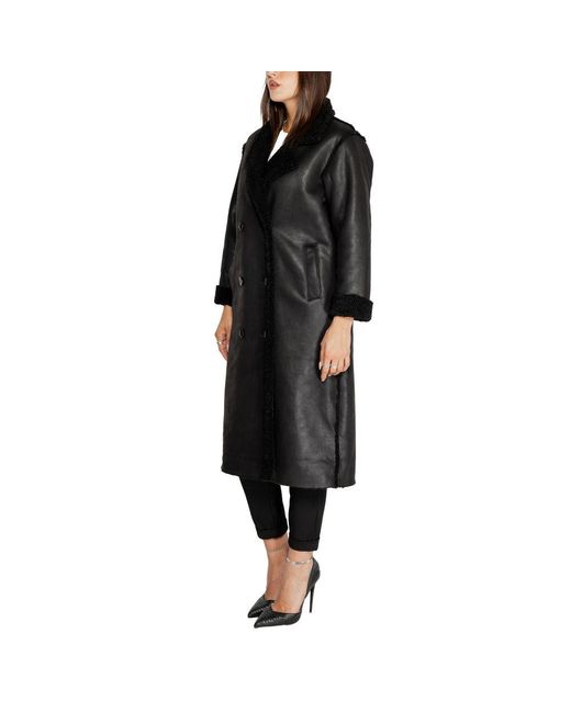 CLERÉ Black Polyester Coat