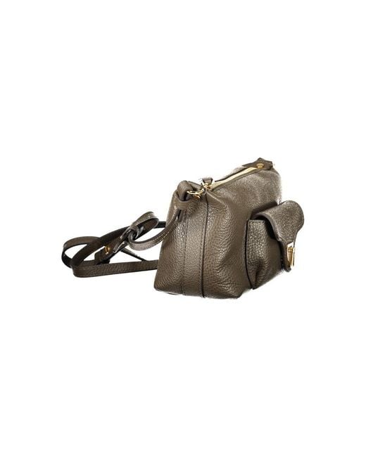 Coccinelle Gray Brown Leather S Bag