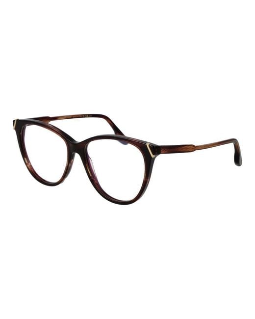 Victoria Beckham Black Brown Acetate Glasses (frames)