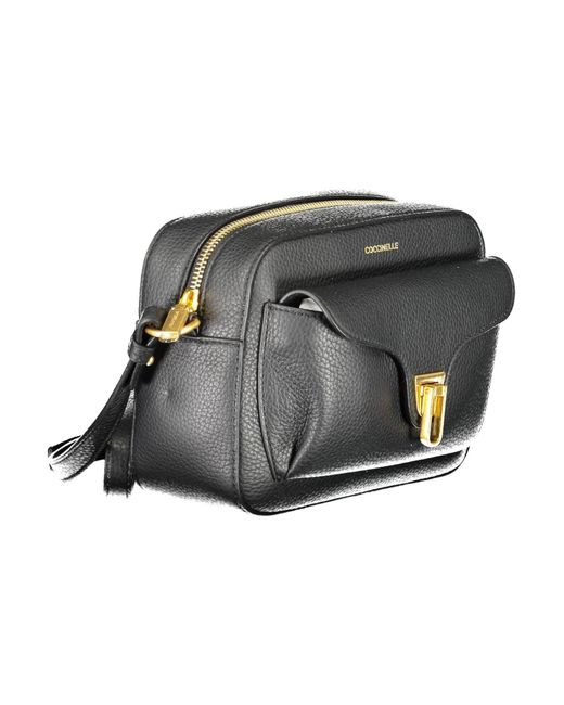 Coccinelle Gray Leather Handbag
