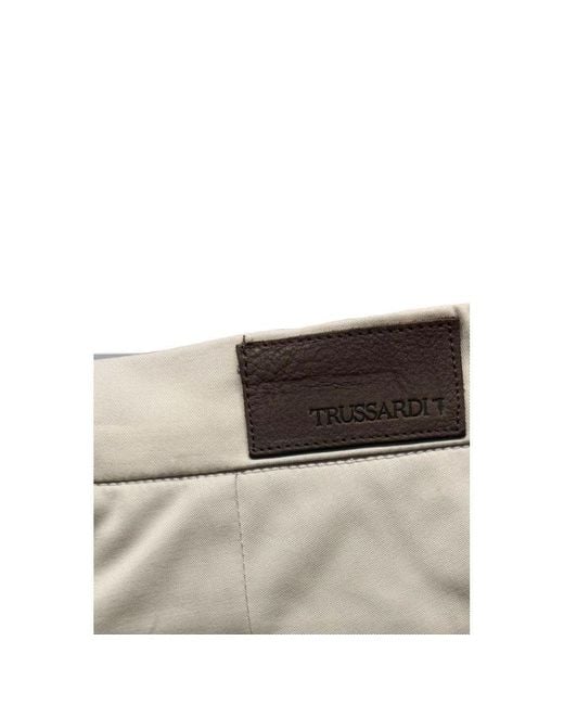 Trussardi Natural Beige Cotton Men Pants for men