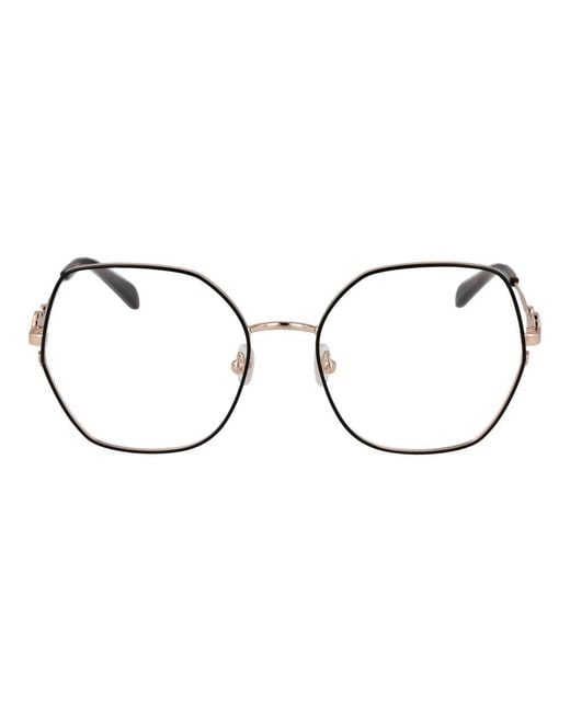 Emilio Pucci Metallic Black Metal Glasses (frames)
