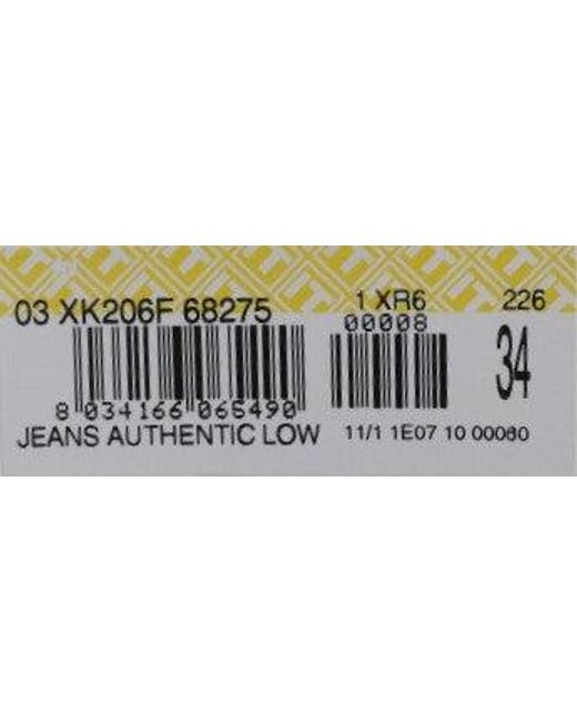 Acht Natural Cotton Patchwork Jeans Beige Sig30450 for men