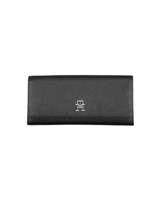 Tommy Hilfiger Black Polyethylene Wallet