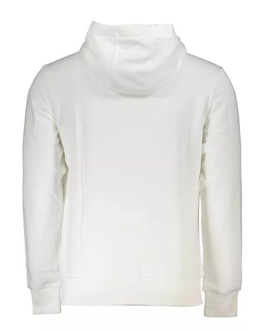 La Martina Multicolor White Cotton Sweater for men