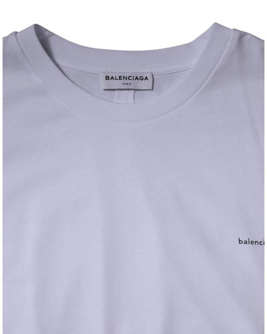Balenciaga Blue Tshirt for men
