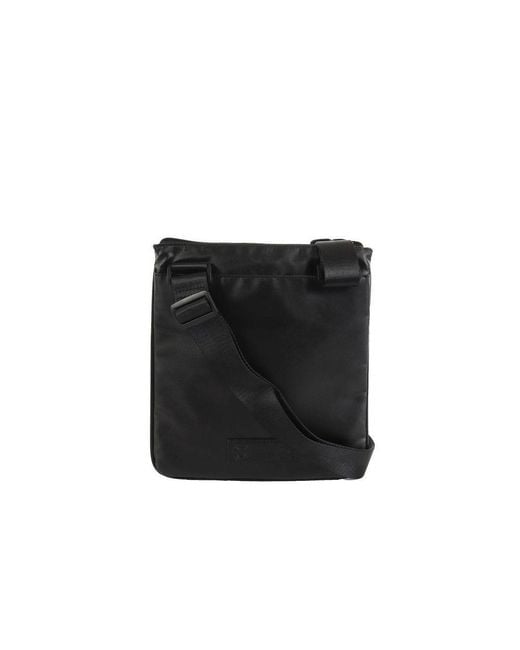 La Martina Black Polyethylene Crossbody Bag for men