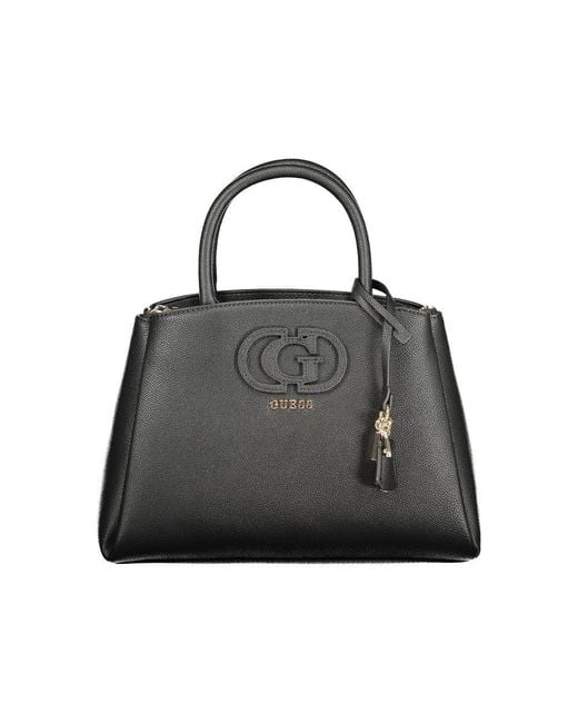 Guess Black Marrone Poliuretano Handbag
