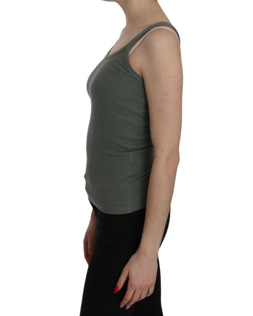 Pink Memories Black Spaghetti Strap Slim Fit Casual Tank Top Blouse
