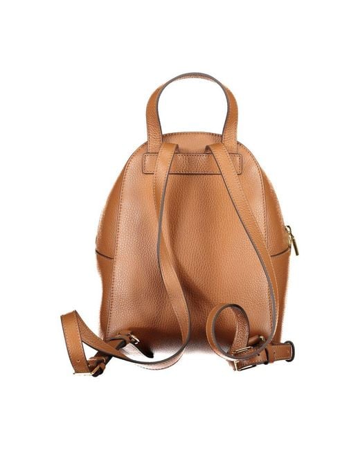 Coccinelle Brown Leather Backpack