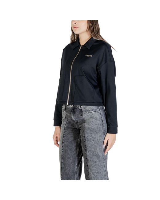Guess Black Polyamide Sweatshirt