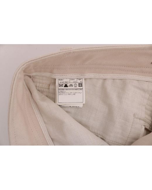 Ermanno Scervino White Chic Slim Fit Denim Treasure