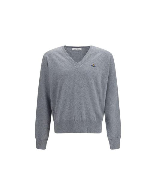 Vivienne Westwood Gray Cotton Sweatshirt for men