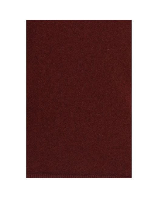 Allude Red Bordeaux Cashmere Turtleneck
