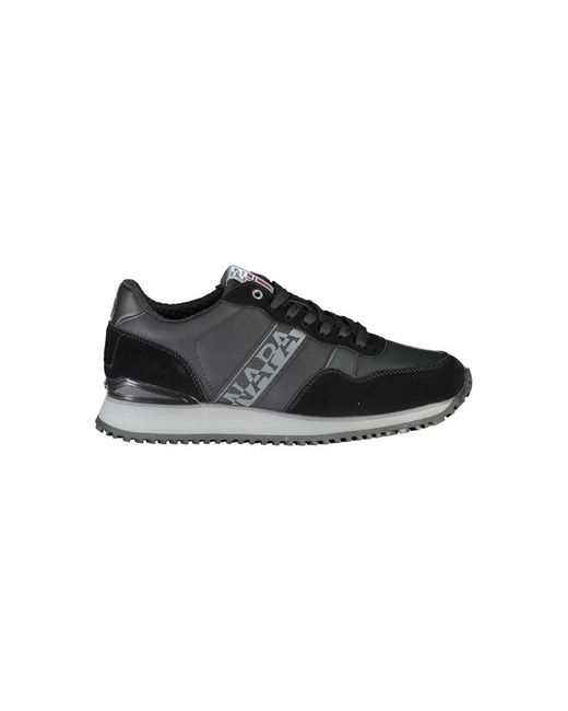 Napapijri Black Polyester Sneaker for men