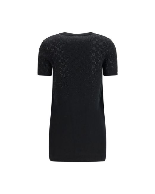 Gucci Women's Black Wool Casual Dress