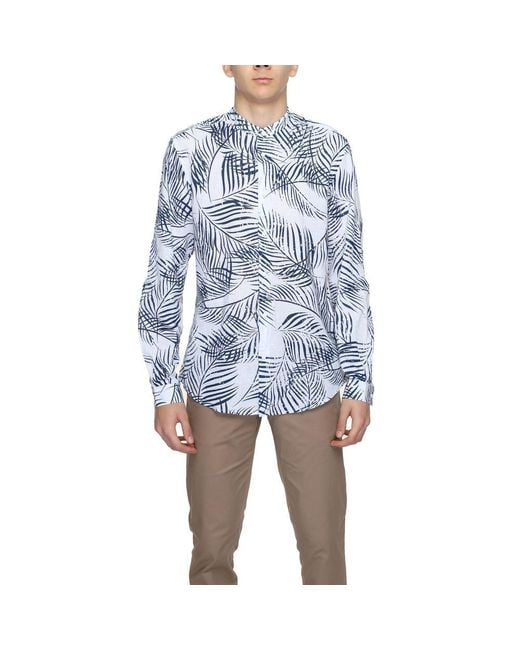 Antony Morato Blue Cotton Shirt for men
