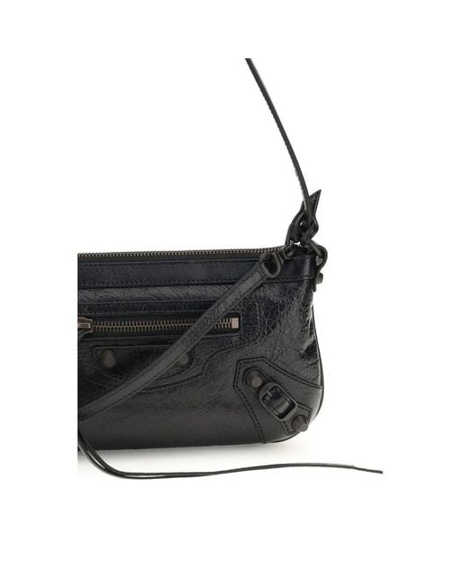 Balenciaga Black Le City Clutch Bag