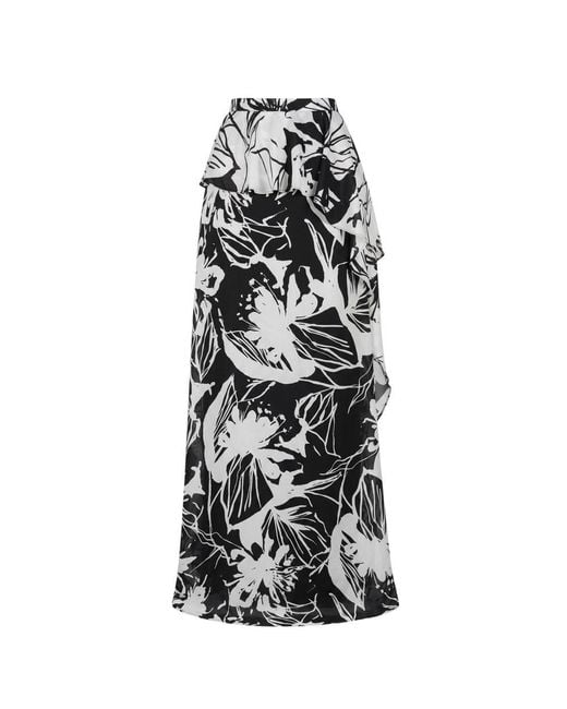 Trussardi Black Polyester Skirt