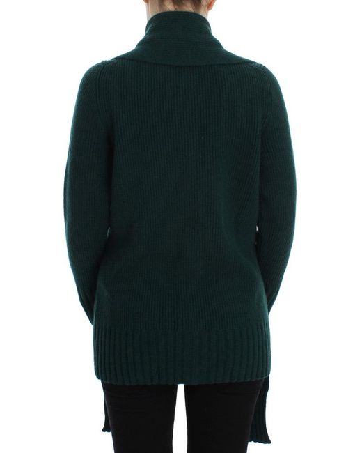 Dolce & Gabbana Green Knitted Cashmere Cardigan