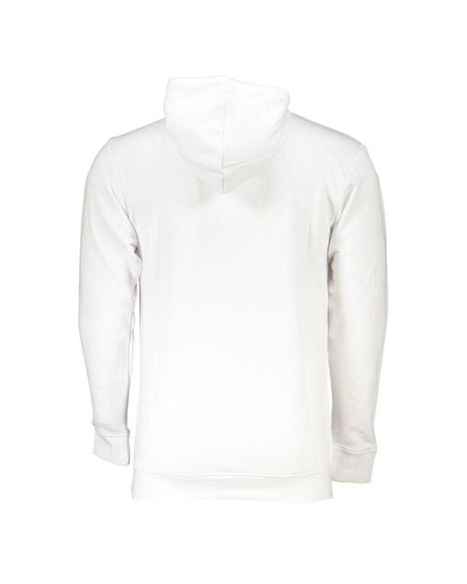 Roberto Cavalli White Cotton Sweater for men