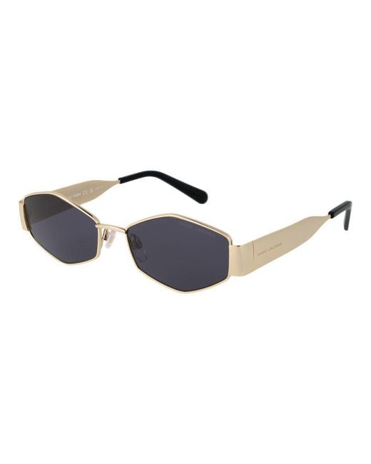 Marc Jacobs Blue Gold Metal Sunglasses