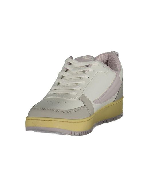 Fila Gray Bianco Polyurethane Sneaker