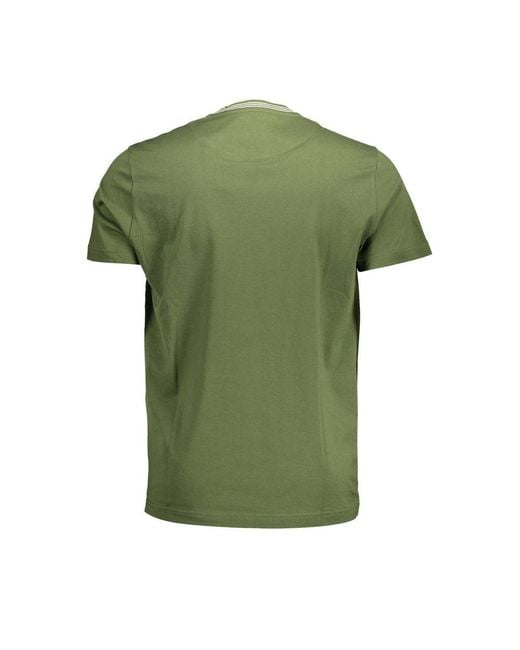Harmont & Blaine Green Cotton T for men