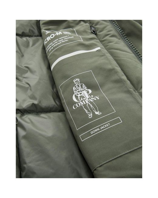 C P Company Green Polyester Jacket for men
