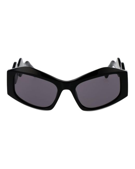 Gcds Black Acetate Sunglasses