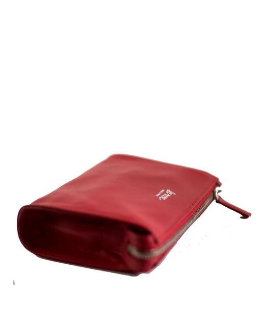 LA ROSE Red Minimal Leather Make