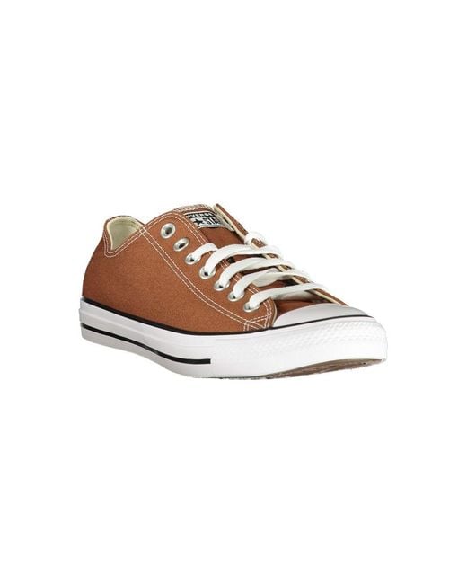 Converse Brown Marrone Polyester Unisex Sneaker