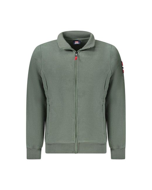 Norway 1963 Green Polyester Sweater for men
