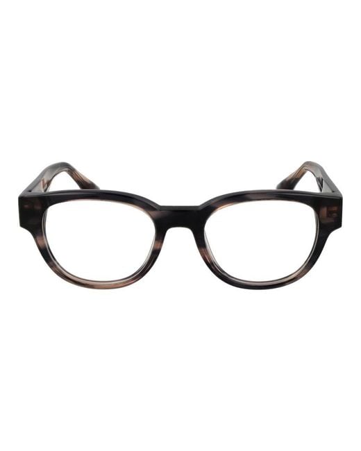 Trussardi Black Gray Acetate Glasses (frames) for men