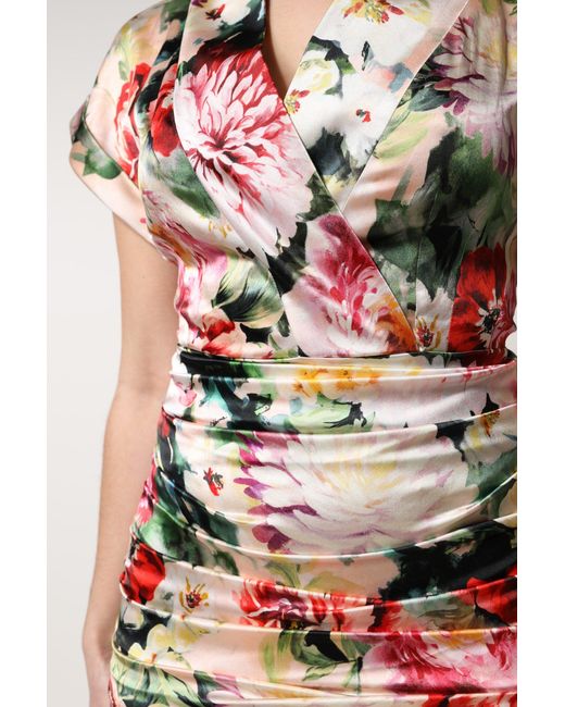 Dolce & Gabbana Red Midi Dresses