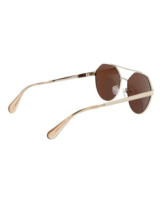 MAX&Co. Brown Metal Sunglasses