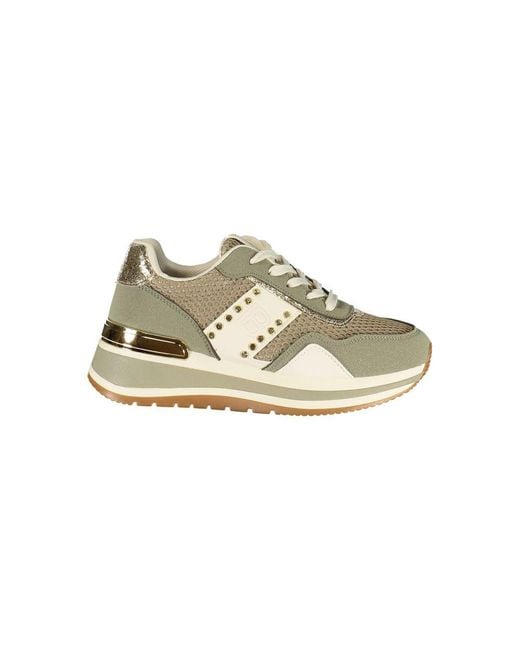 Laura Biagiotti Metallic Verde Polyurethane Sneaker