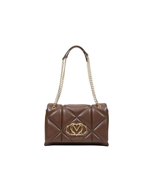 Love Moschino Brown Polyethylene Handbag