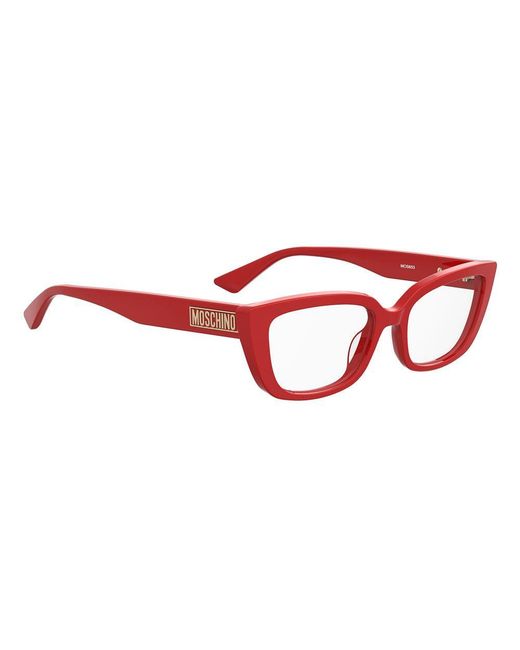 Love Moschino Red Plastic Glasses (Frames) Accessory