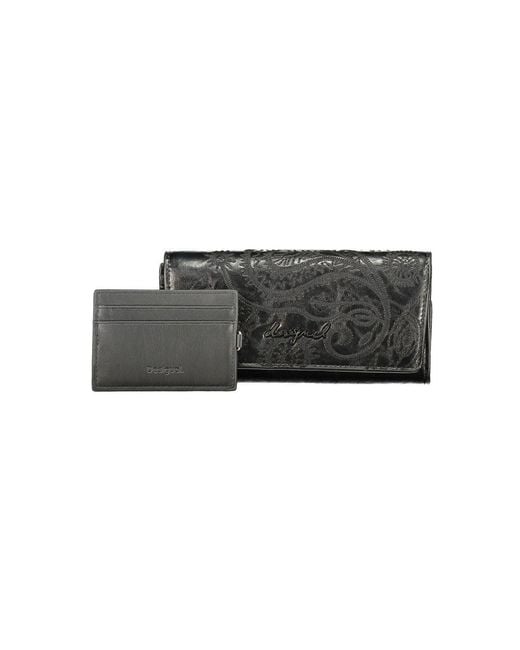 Desigual Black Polyurethane 's Wallet