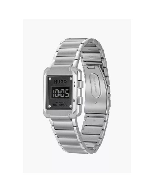 Boss Gray Silver Stainless Steel Stainless Steel Watch