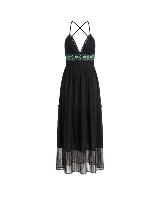 Trussardi Black Cotton Dress