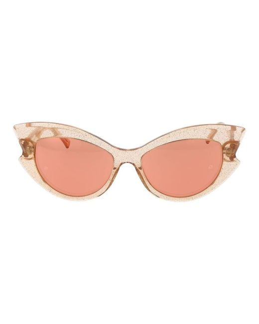 Andy Wolf Natural Orange Acetate Sunglasses
