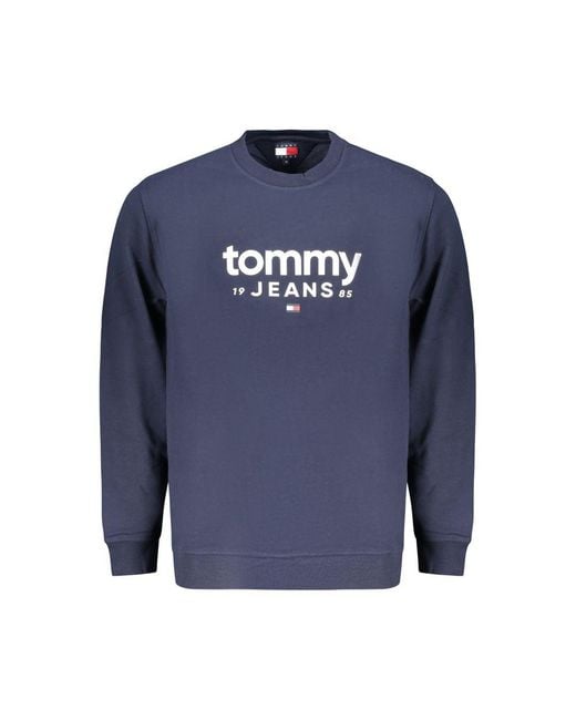 Tommy Hilfiger Blue Cotton Men's Sweatshirt for men