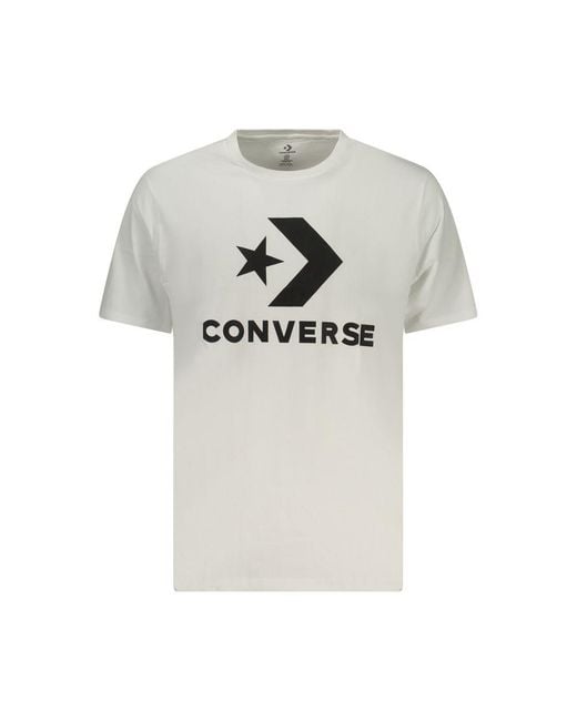 Converse White Bianco Cotton Men T for men