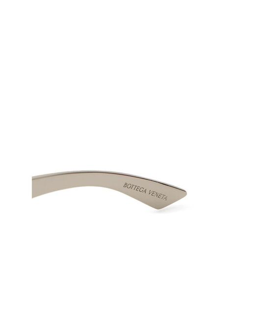 Bottega Veneta Gray Metal Sunglasses for men