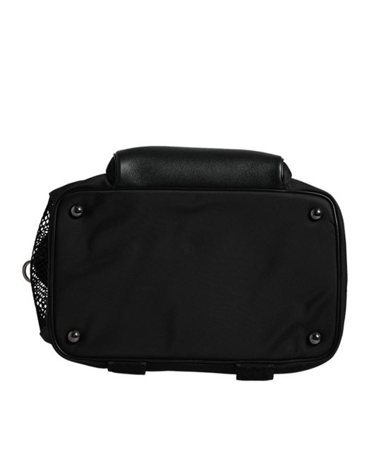 Dolce & Gabbana Black Shoulder Strap Pet Carry Logo Plaque Bag for men