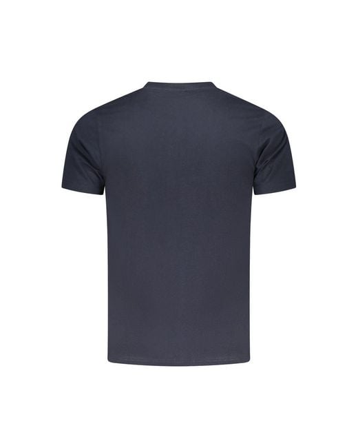 Roberto Cavalli Blue Cotton T-Shirt for men