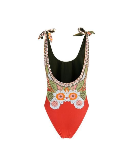 LaDoubleJ Red Multicolor Polyamide One