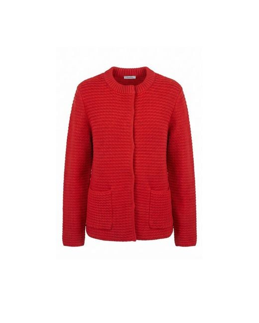 Malo Red Cotton 's Cardigan